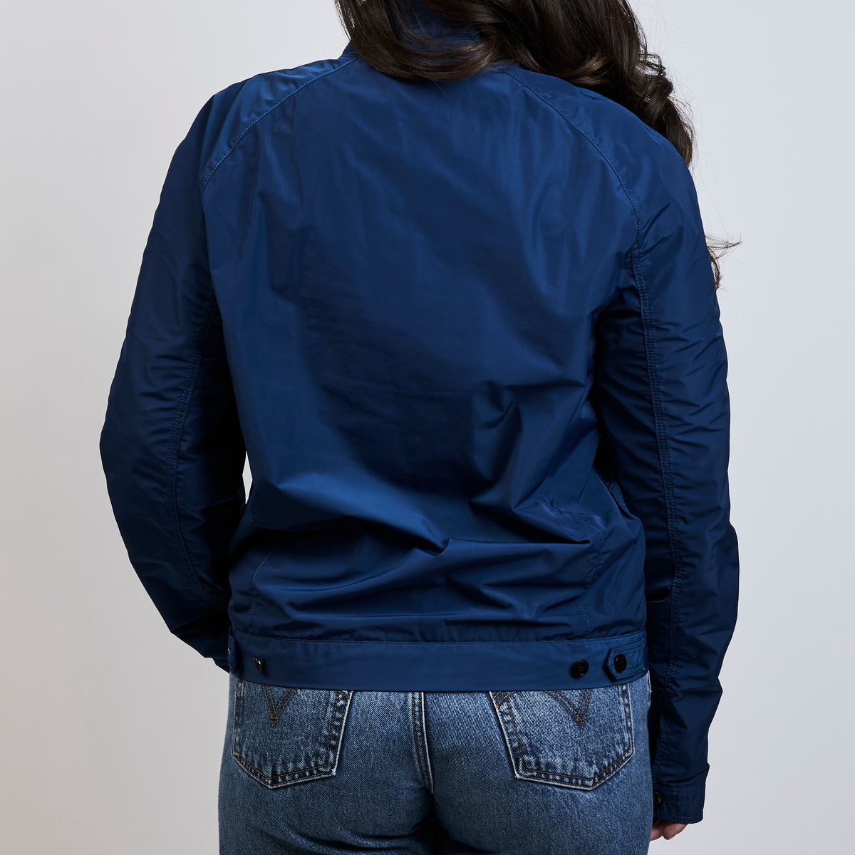 Balmain Blue Unisex Wind Breaker Size Medium