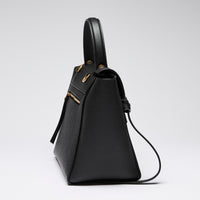 Celine Black Grained Leather Micro Belt Bag