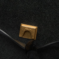 Celine Black Grained Leather Micro Belt Bag