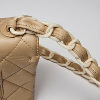 Pre-Loved Chanel ™ Beige Quilted Single Flap Bag