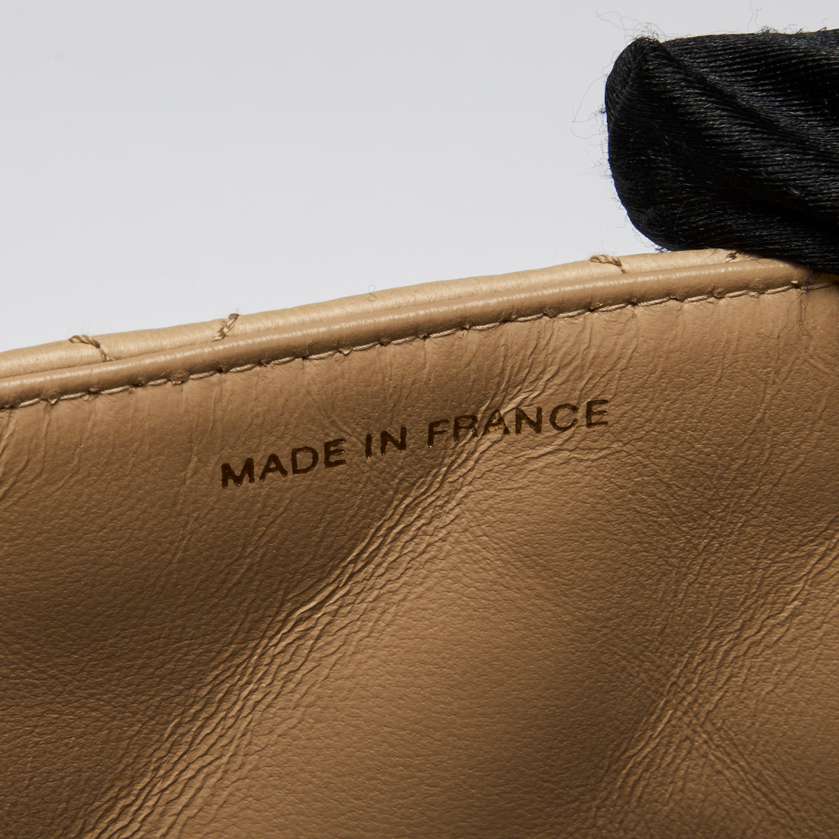 Pre-Loved Chanel ™ Beige Quilted Single Flap Bag