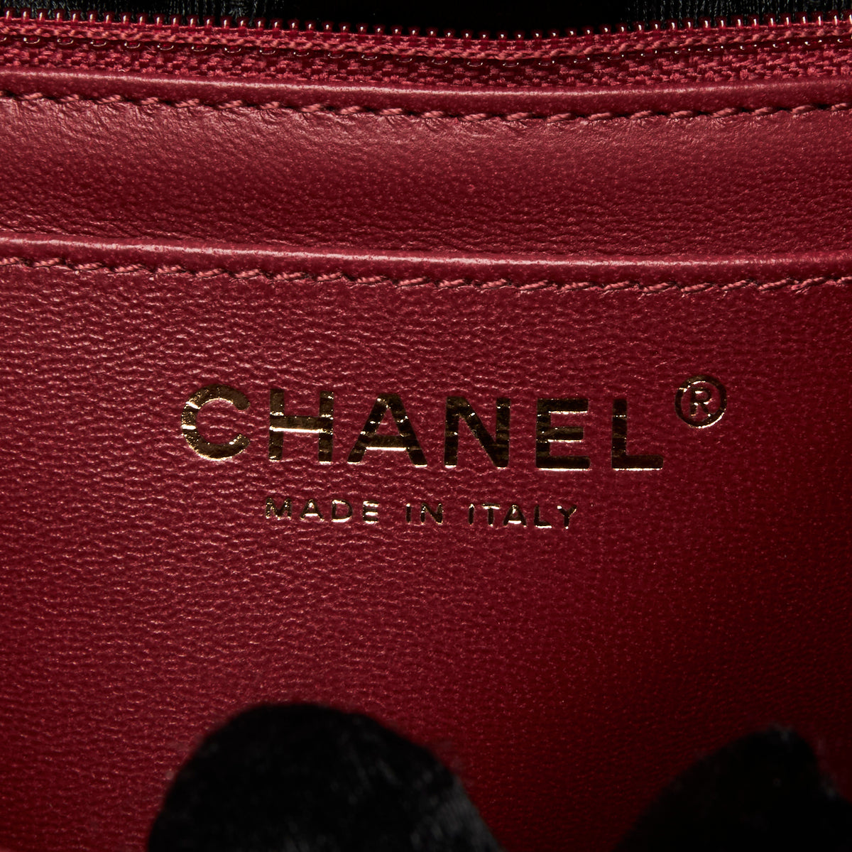 Pre-Loved Chanel™ Red Aged Calfskin Leather 2.55 Mini Crossbody Bag