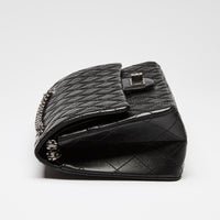 Pre-Loved Chanel™ Black Grained Quilted Leather Small 2.55 Double Flap Bag
