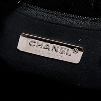 Pre-Loved Chanel™ Silver Croc Embossed Leather Backpack with Metallic Finish