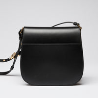 Dior Black Smooth Leather Bobby Crossbody Bag with Buckle Detail