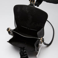 Dior Black Smooth Leather Bobby Crossbody Bag with Buckle Detail