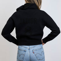 Dior Navy Blue Cashmere Knit Hoodie