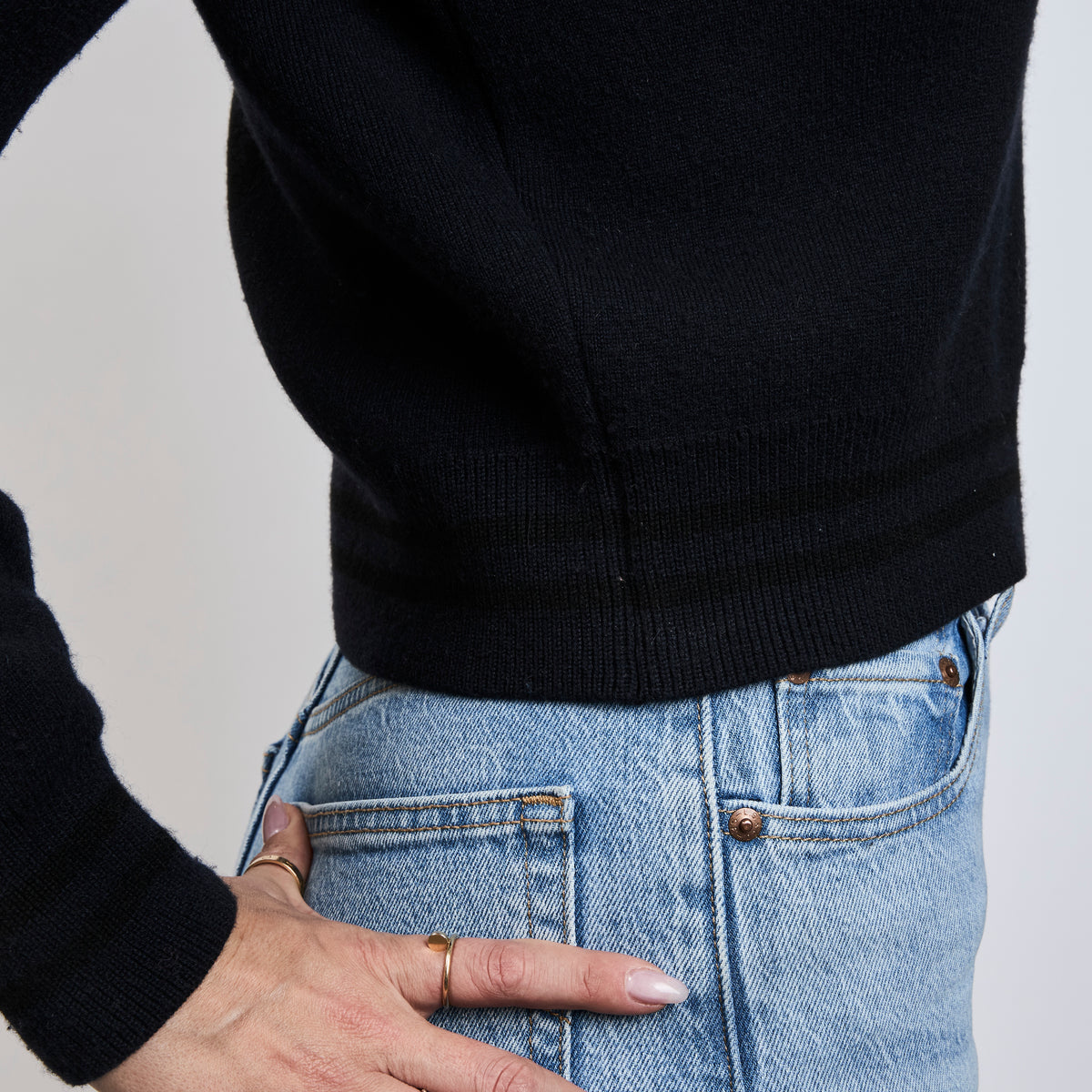 Dior Navy Blue Cashmere Knit Hoodie