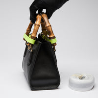 Gucci Black Leather Small Diana Tote Bag