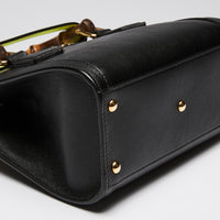 Gucci Black Leather Small Diana Tote Bag