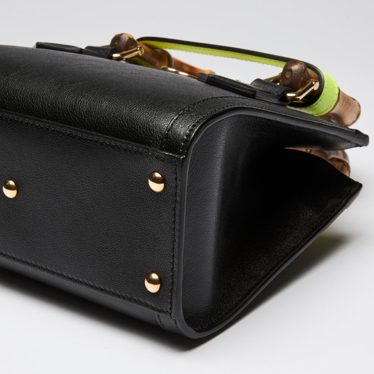 Gucci Black Leather Small Diana Tote Bag