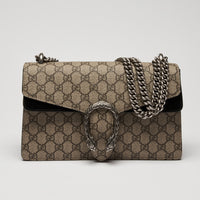 Gucci GG Supreme Canvas Monogram Dionysus Double Flap Bag