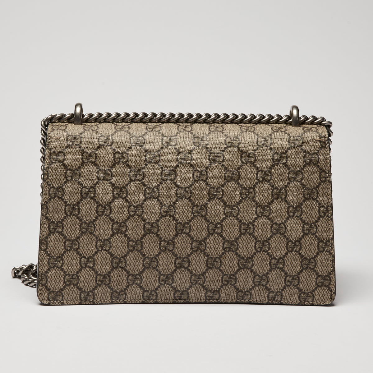 Gucci GG Supreme Canvas Monogram Dionysus Double Flap Bag