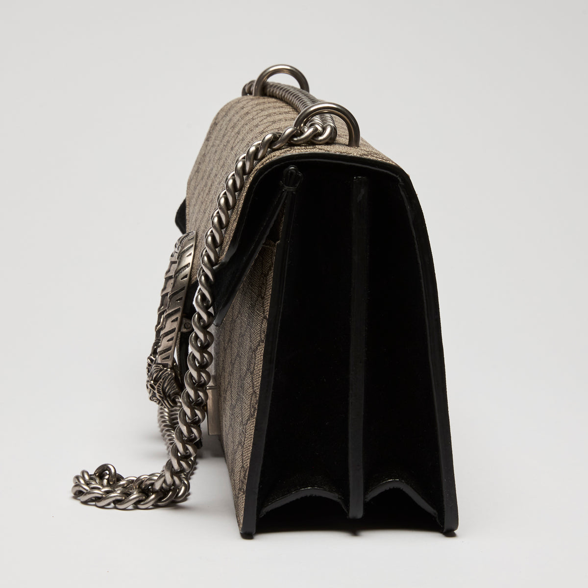 Gucci GG Supreme Canvas Monogram Dionysus Double Flap Bag