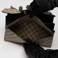 Gucci GG Supreme Canvas Monogram Dionysus Double Flap Bag