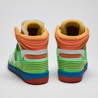 Mens Gucci Demetra Multicolor High-Top Sneakers Size 35