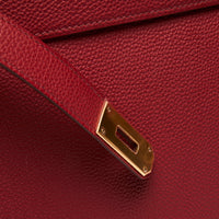 Hermes Rouge Garance Togo Leather Kelly 40