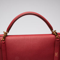 Hermes Rouge Garance Togo Leather Kelly 40