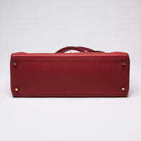 Hermes Rouge Garance Togo Leather Kelly 40