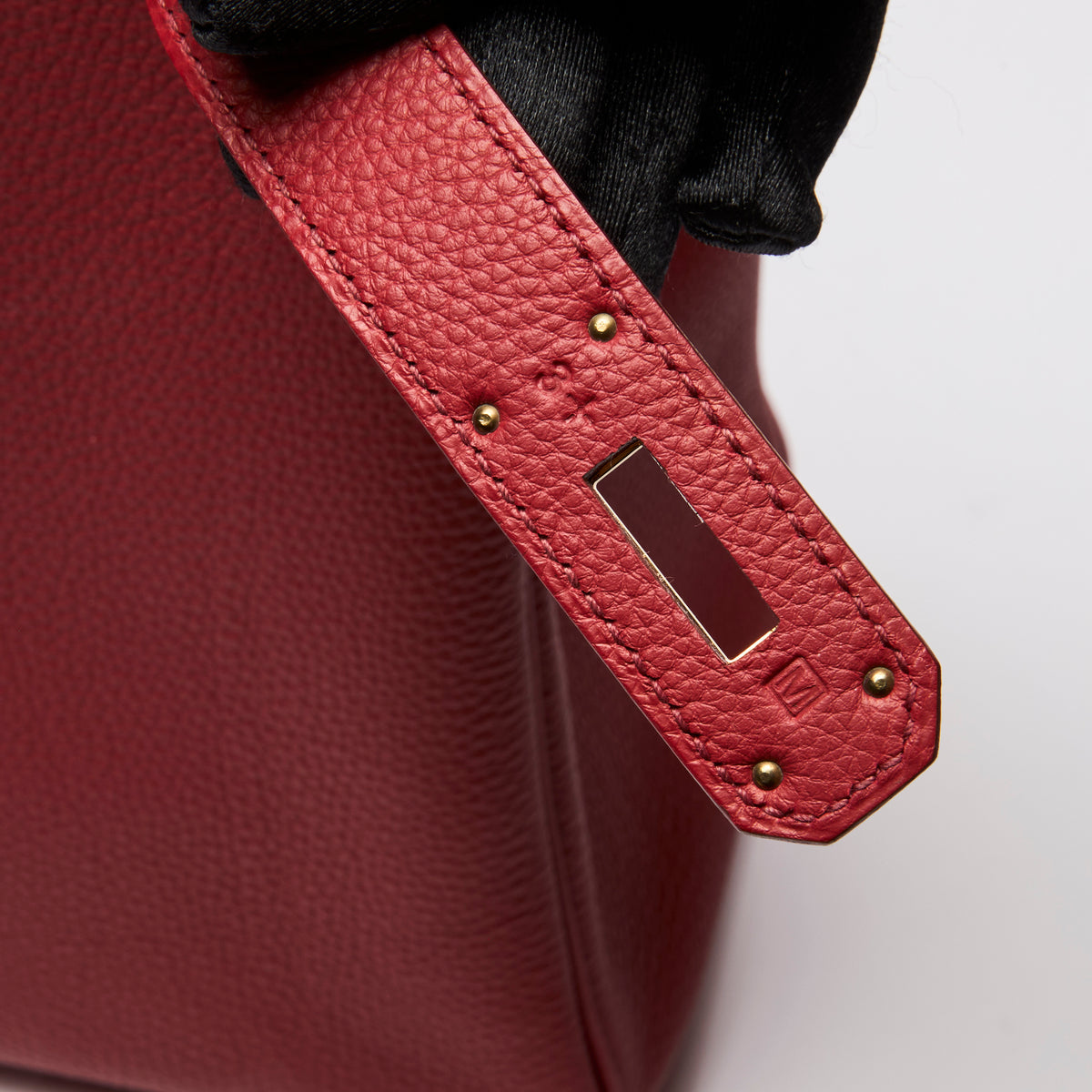 Hermes Rouge Garance Togo Leather Kelly 40