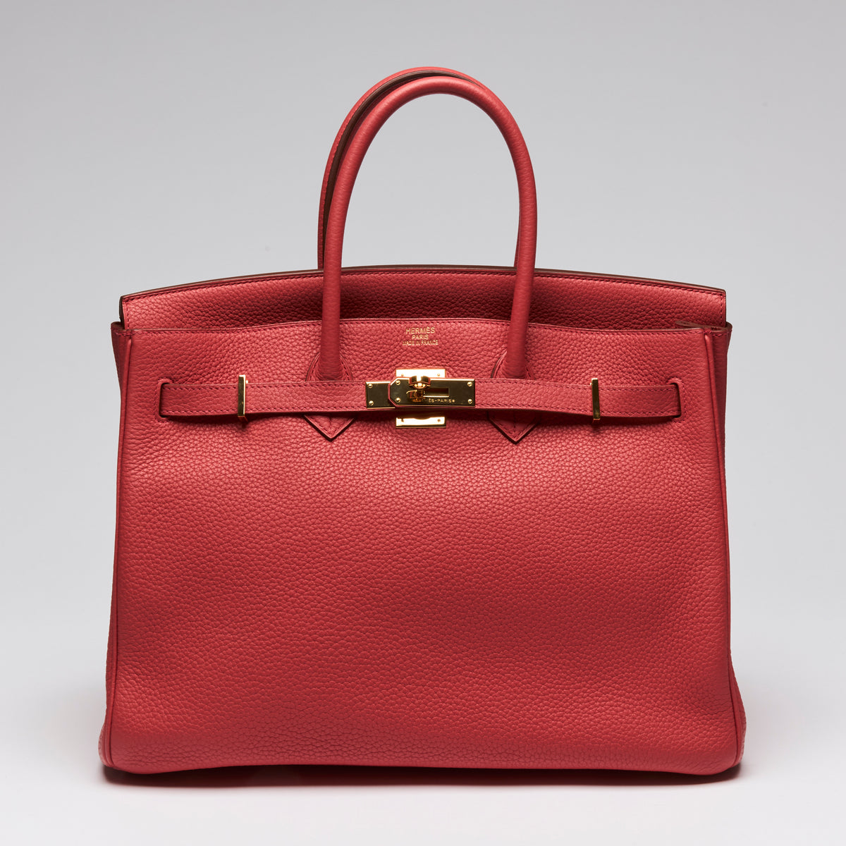 Hermes Bougainvillea Togo Leather Birkin 35 Bag