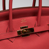 Hermes Bougainvillea Togo Leather Birkin 35 Bag