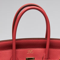 Hermes Bougainvillea Togo Leather Birkin 35 Bag