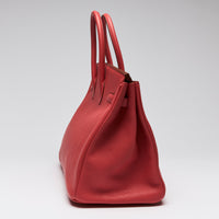 Hermes Bougainvillea Togo Leather Birkin 35 Bag