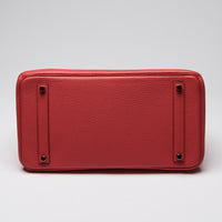 Hermes Bougainvillea Togo Leather Birkin 35 Bag