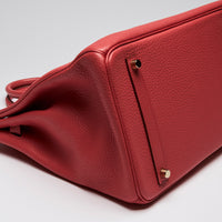Hermes Bougainvillea Togo Leather Birkin 35 Bag