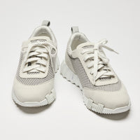 Hermes White Bouncing Sneakers Size 39.5