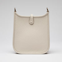 Hermes Beton Clemence Leather Mini Evelyne 16