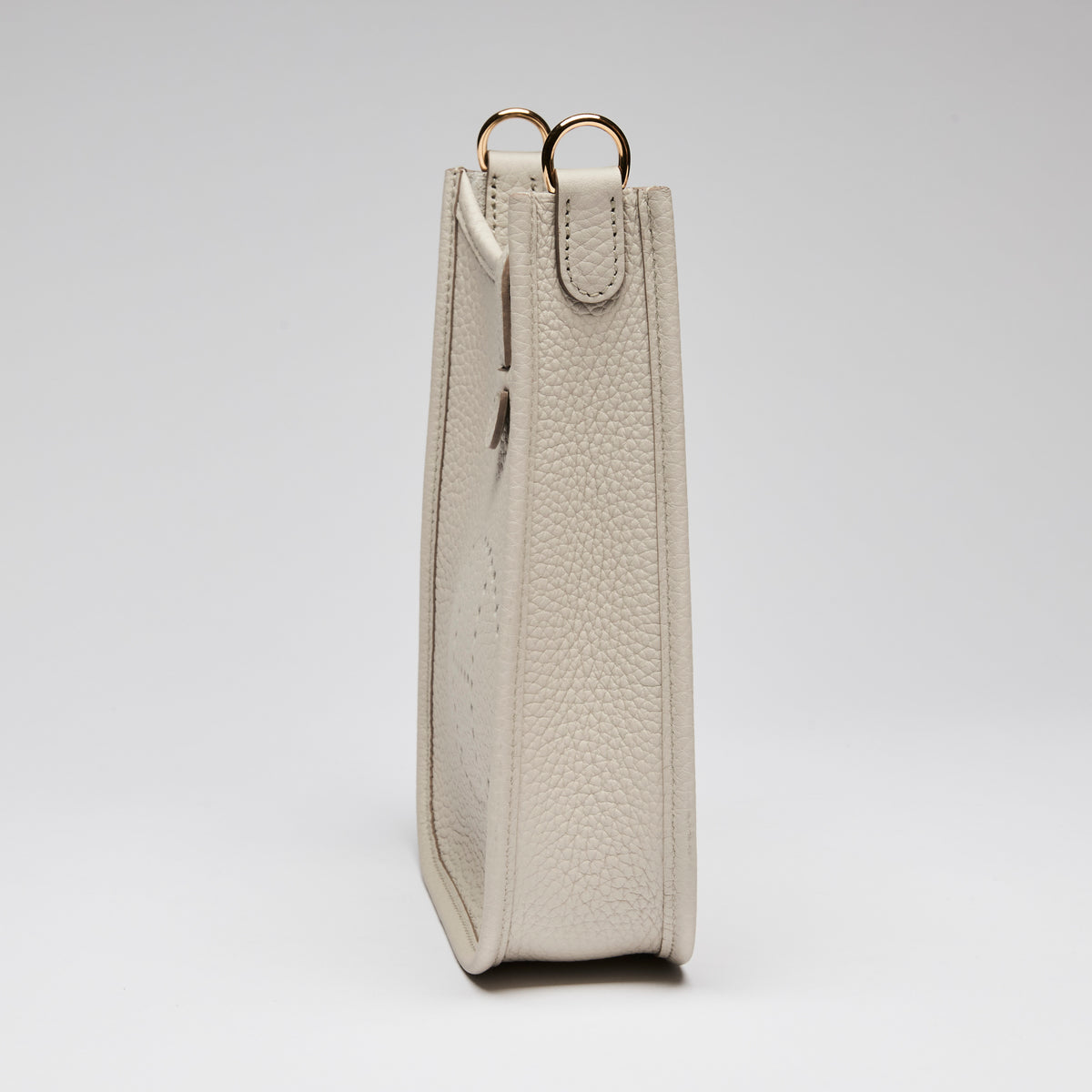 Hermes Beton Clemence Leather Mini Evelyne 16