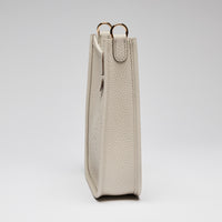 Hermes Beton Clemence Leather Mini Evelyne 16