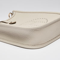 Hermes Beton Clemence Leather Mini Evelyne 16