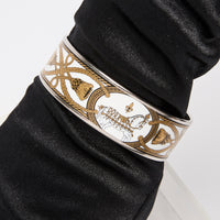 Hermes Enamel Bangle Bracelet