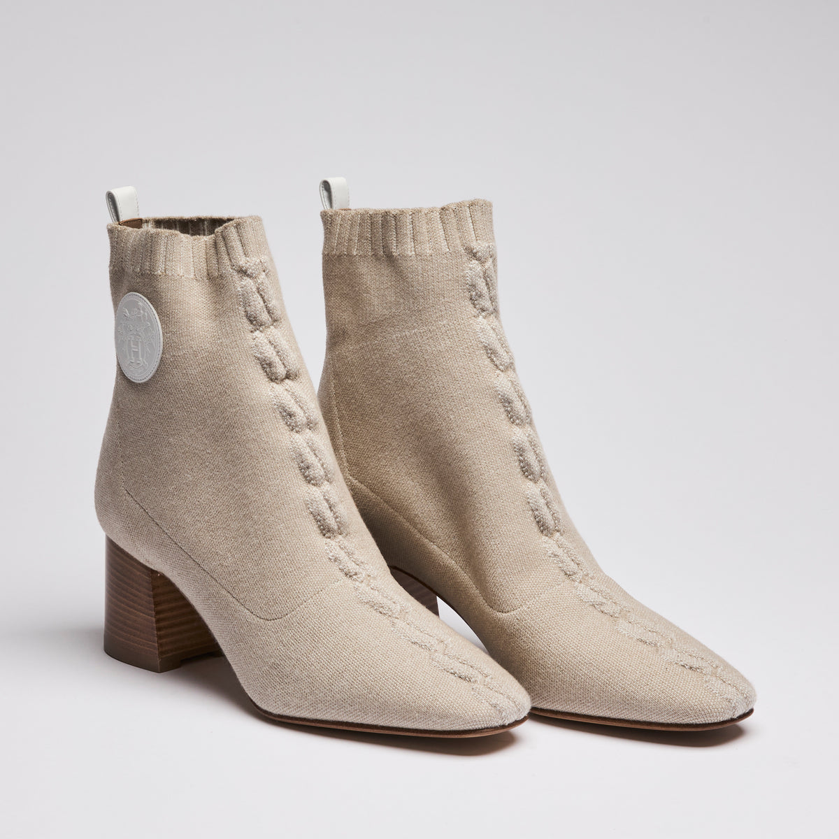 Hermes "Volver 60" Knit Ankle Boot Size 39