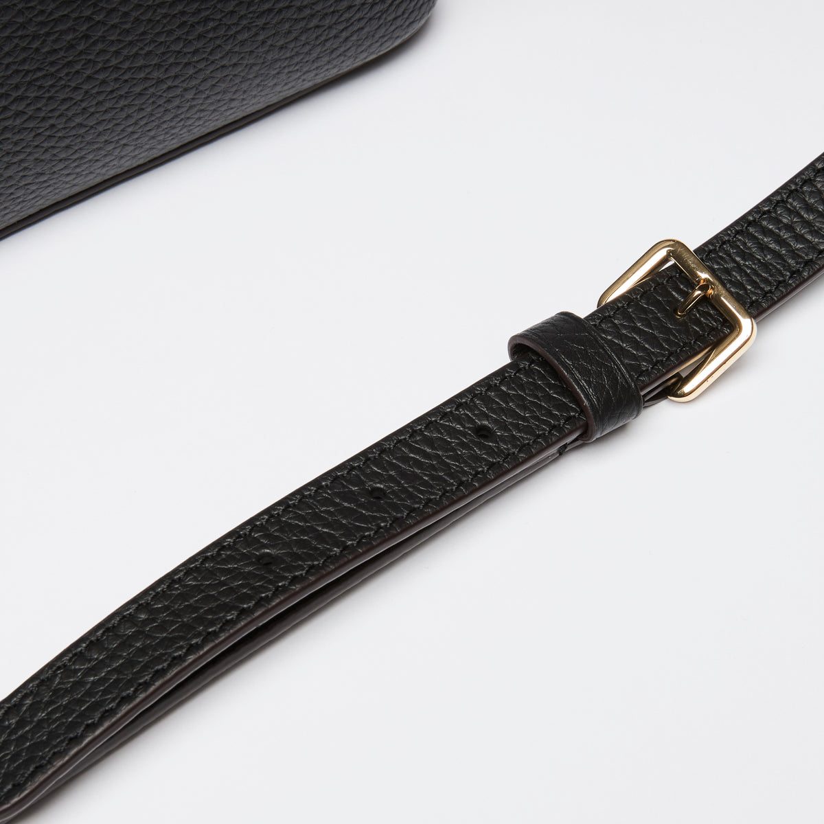 Louis Vuitton Black Grained Leather Capucines BB Handbag