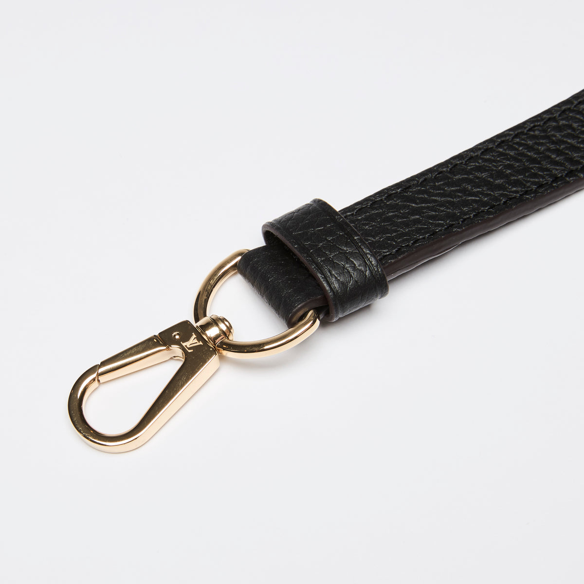 Louis Vuitton Black Grained Leather Capucines BB Handbag