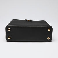 Louis Vuitton Black Grained Leather Capucines BB Handbag
