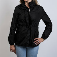 Moncler Black Nylon Jacket Size 14