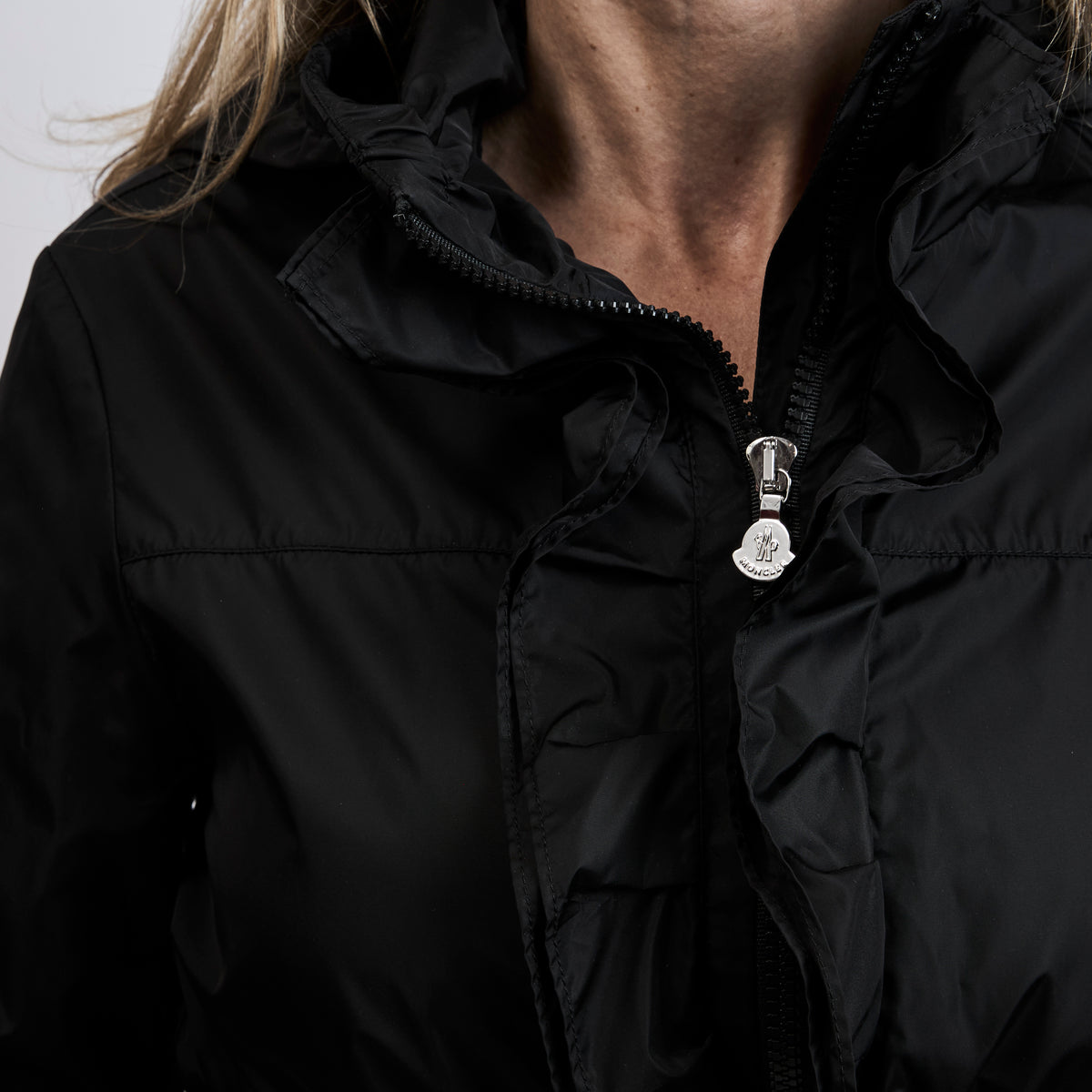 Moncler Black Nylon Jacket Size 14