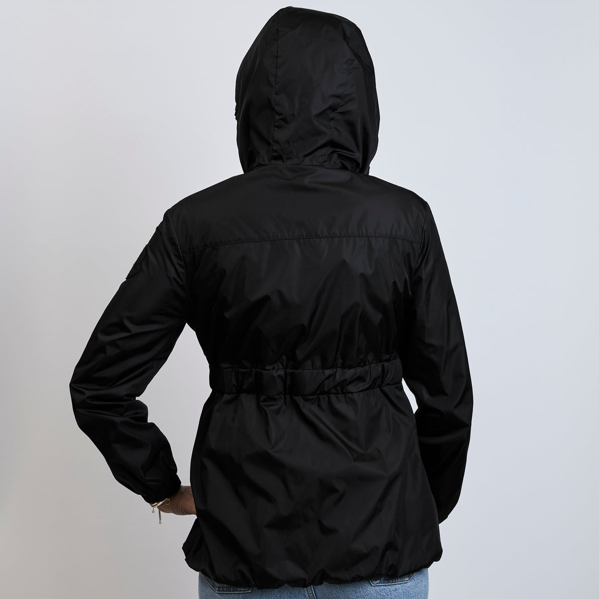 Moncler Black Nylon Jacket Size 14