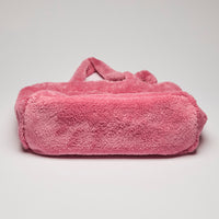 Prada Pink Spugna Terry Cloth Tote Bag