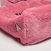 Prada Pink Spugna Terry Cloth Tote Bag