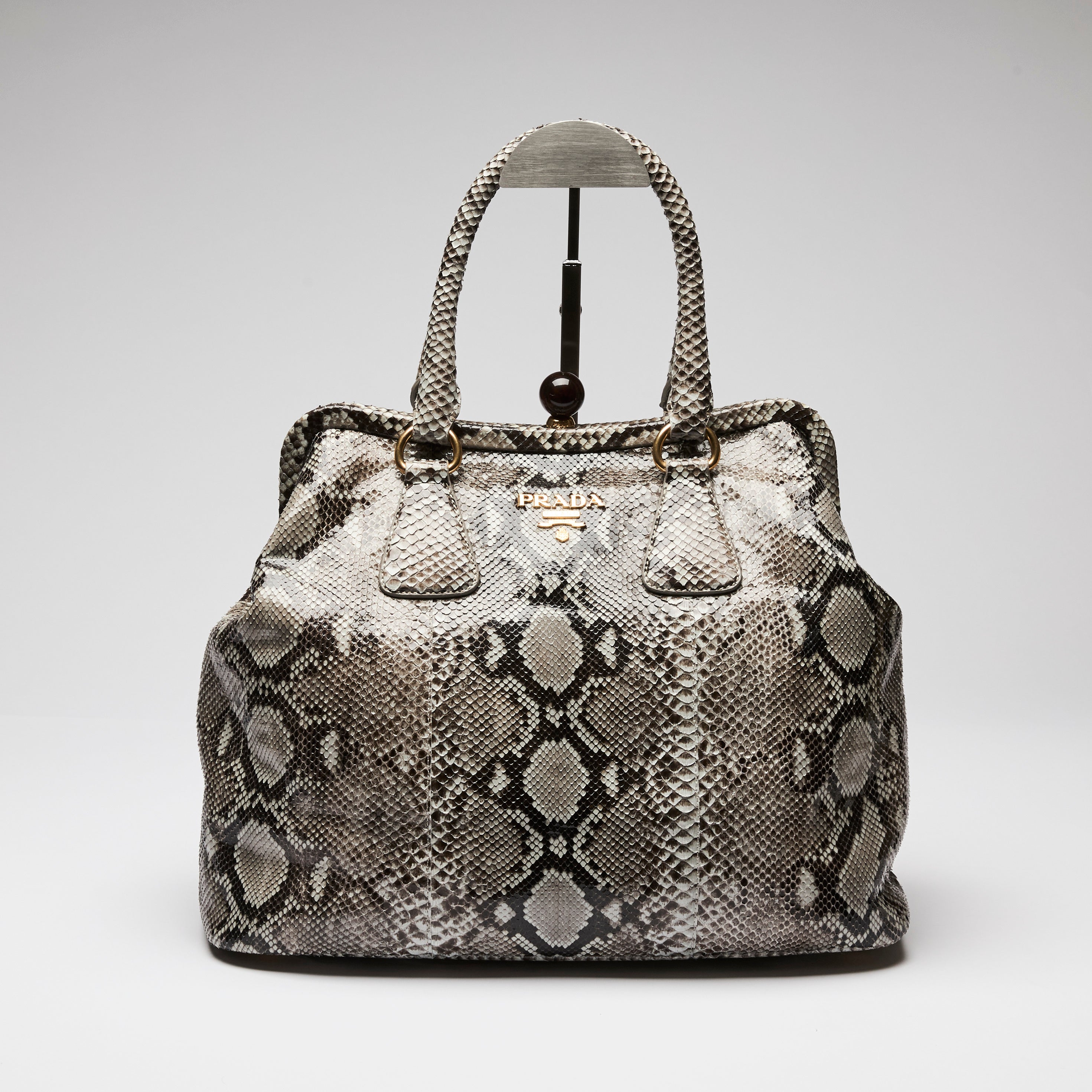 Prada Python Leather Handbag – LFC Ltd