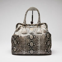 Prada Python Leather Handbag
