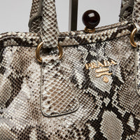 Prada Python Leather Handbag