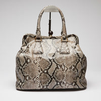 Prada Python Leather Handbag