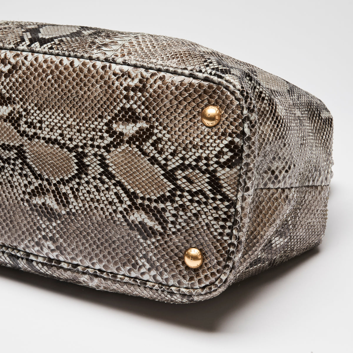 Prada Python Leather Handbag